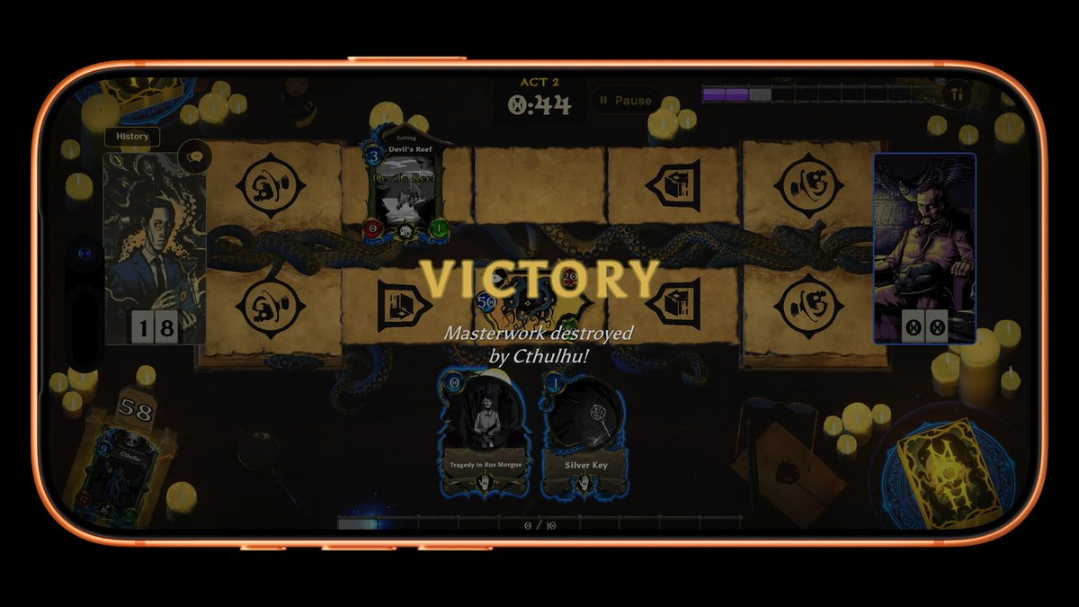 Victory screen